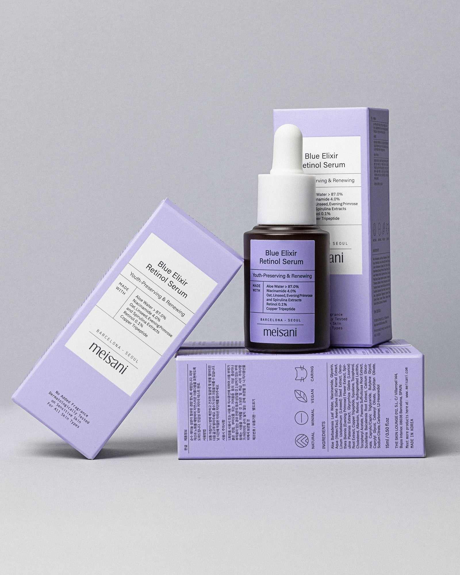 Sérum Rétinol Anti-Âge Blue Elixir – Meisani