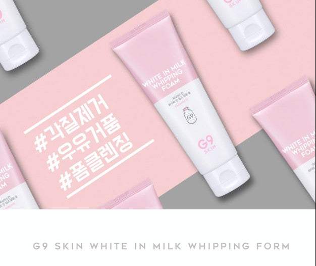 Mousse Nettoyante Éclat au Lait – White In Milk Foam | G9 Skin