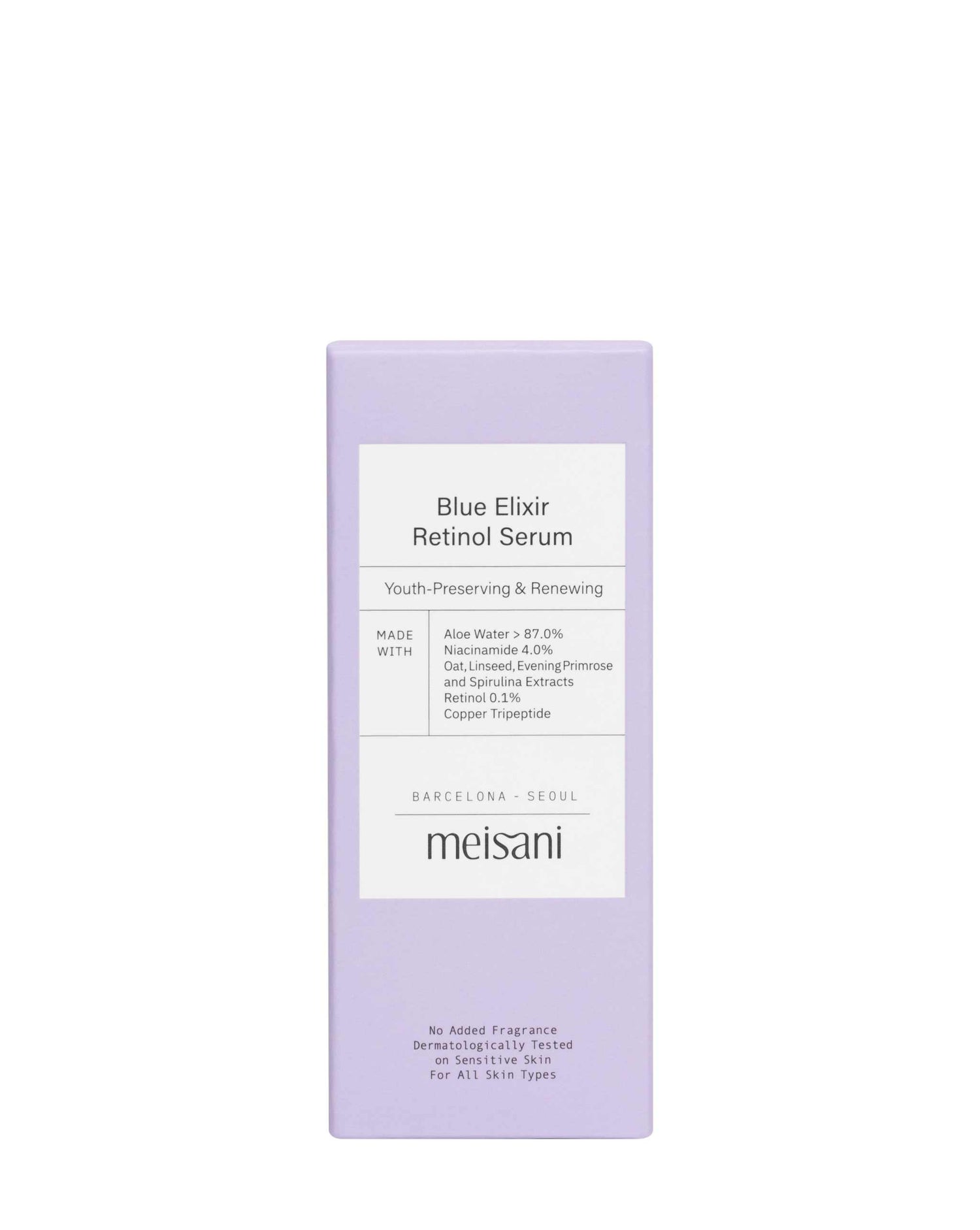 Sérum Rétinol Anti-Âge Blue Elixir – Meisani