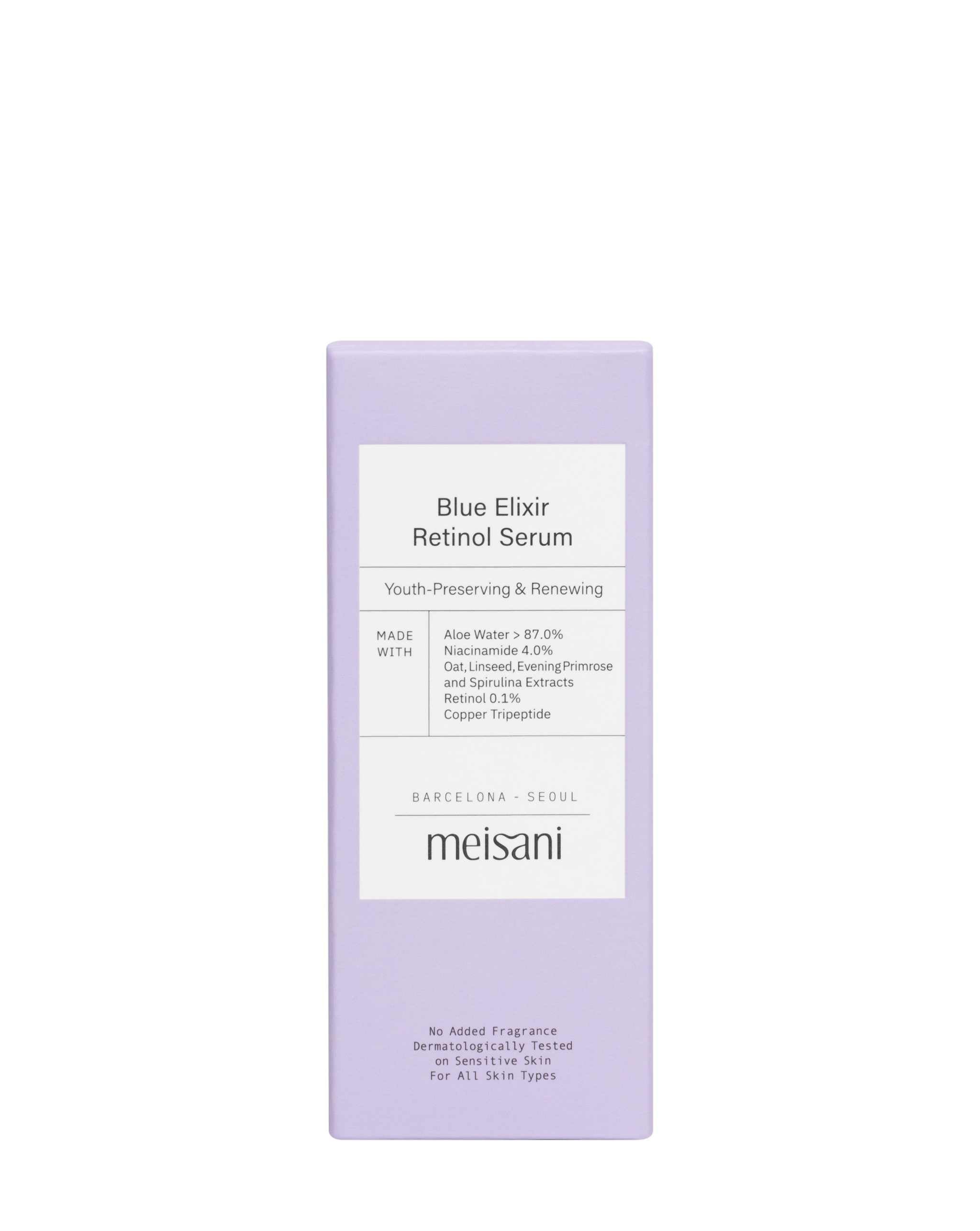 Sérum Rétinol Anti-Âge Blue Elixir – Meisani