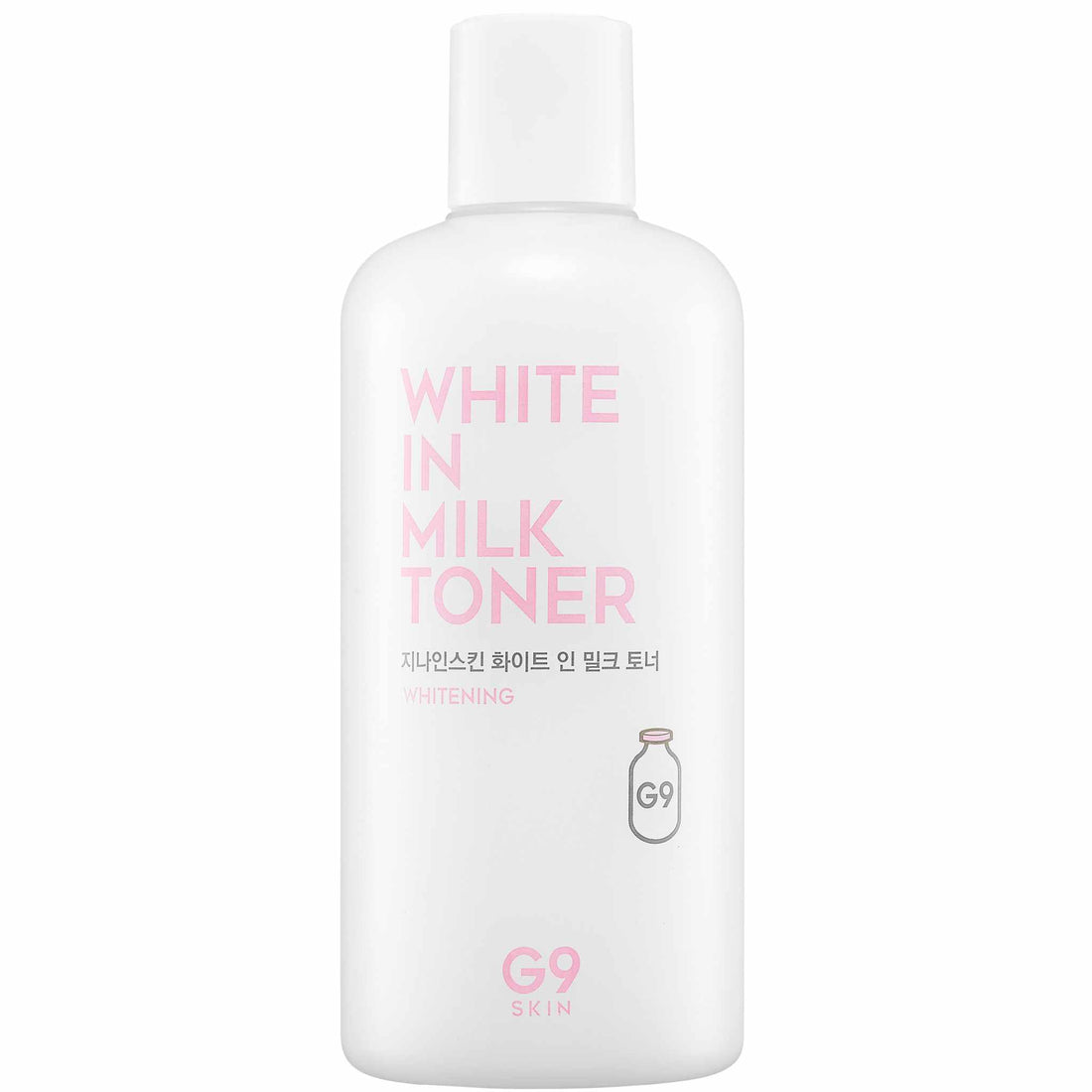 Toner Lacté Hydratant &amp; Éclat – White in Milk | G9 Skin (300 ml)
